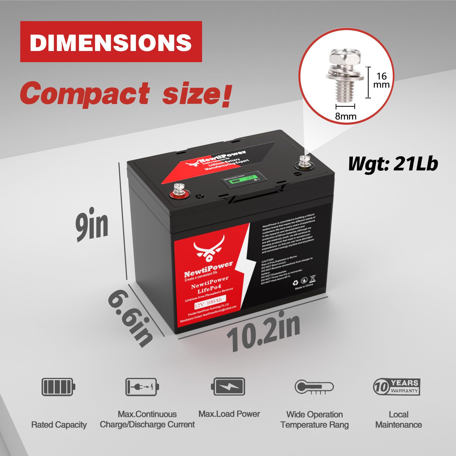 Amazon | 12V 100Ah LiFePO4リチウムバッテリー 100A BMS、NewtiPower Amazon | 12V 100Ah LiFePO4リチウムバッテリー 100A BMS、NewtiPower